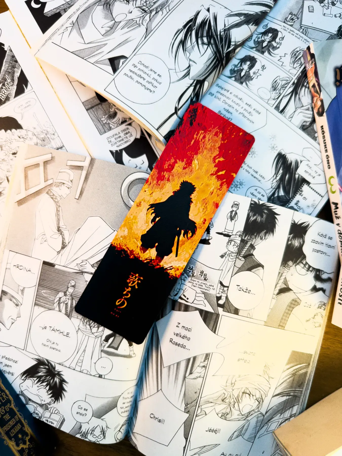 Záložka Demon Slayer: Rengoku „心を燃やせ“