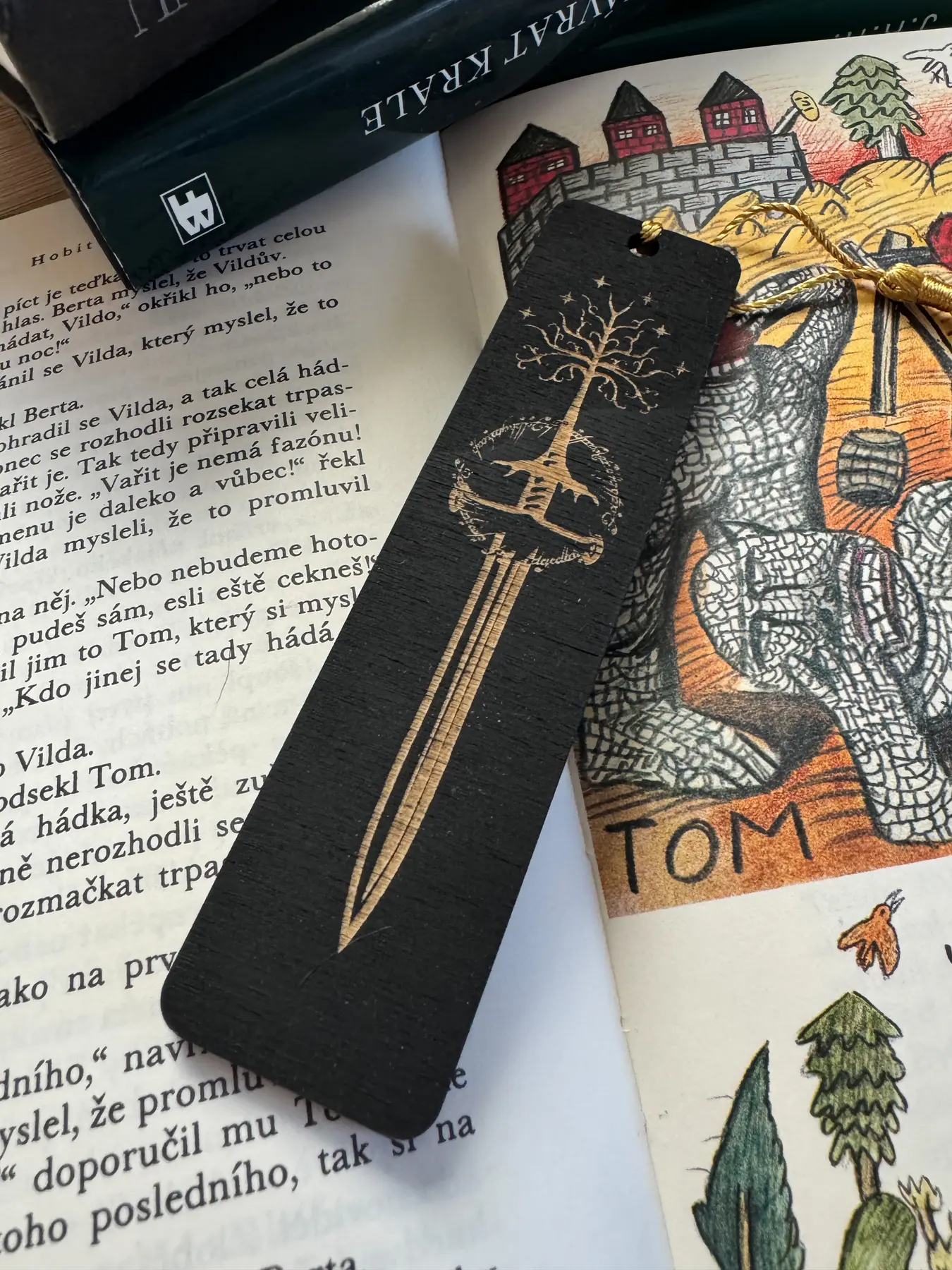 Dřevěná záložka: Králův návrat