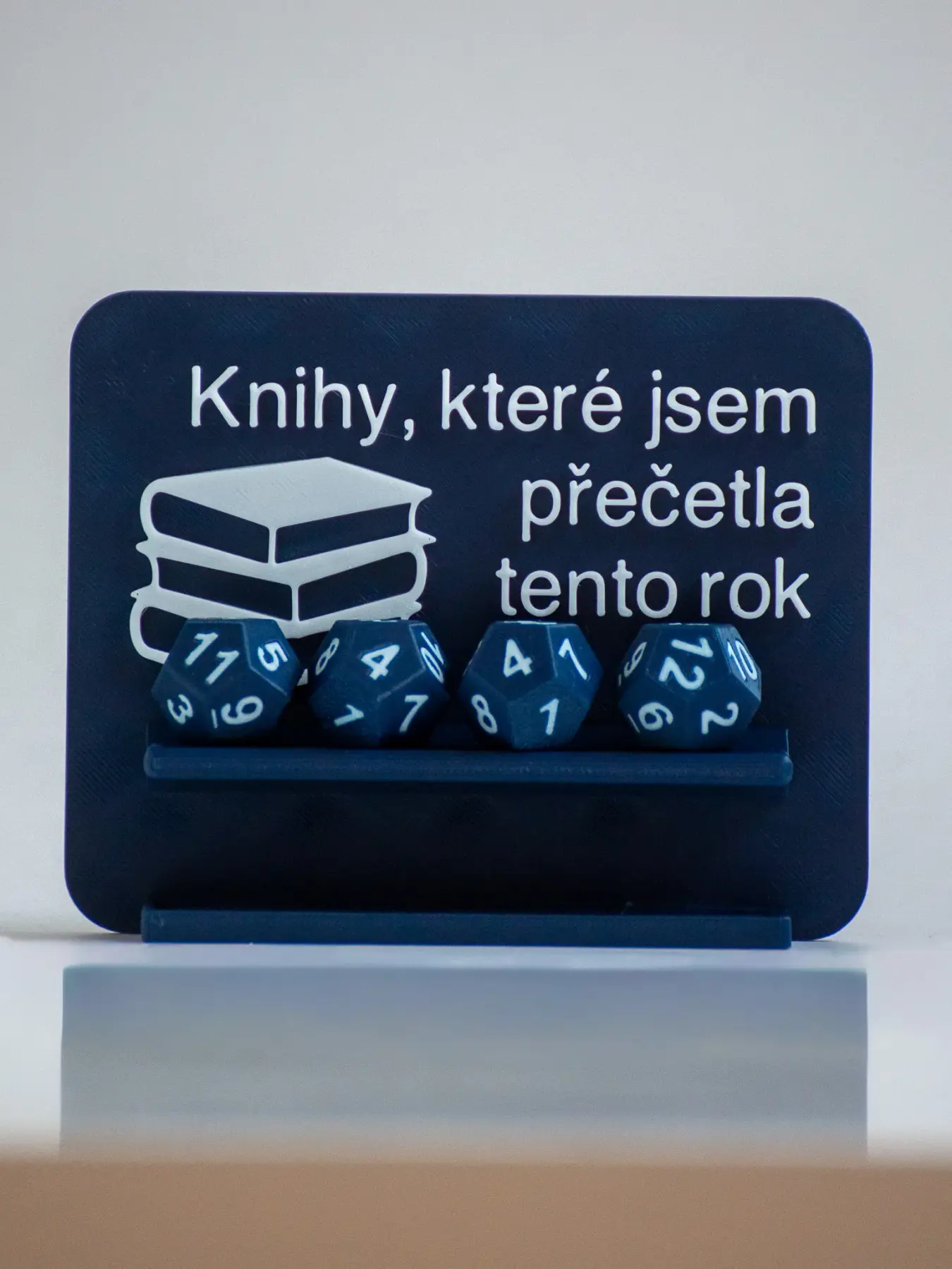 Rok plný knih – držák na seznam přečtených knih