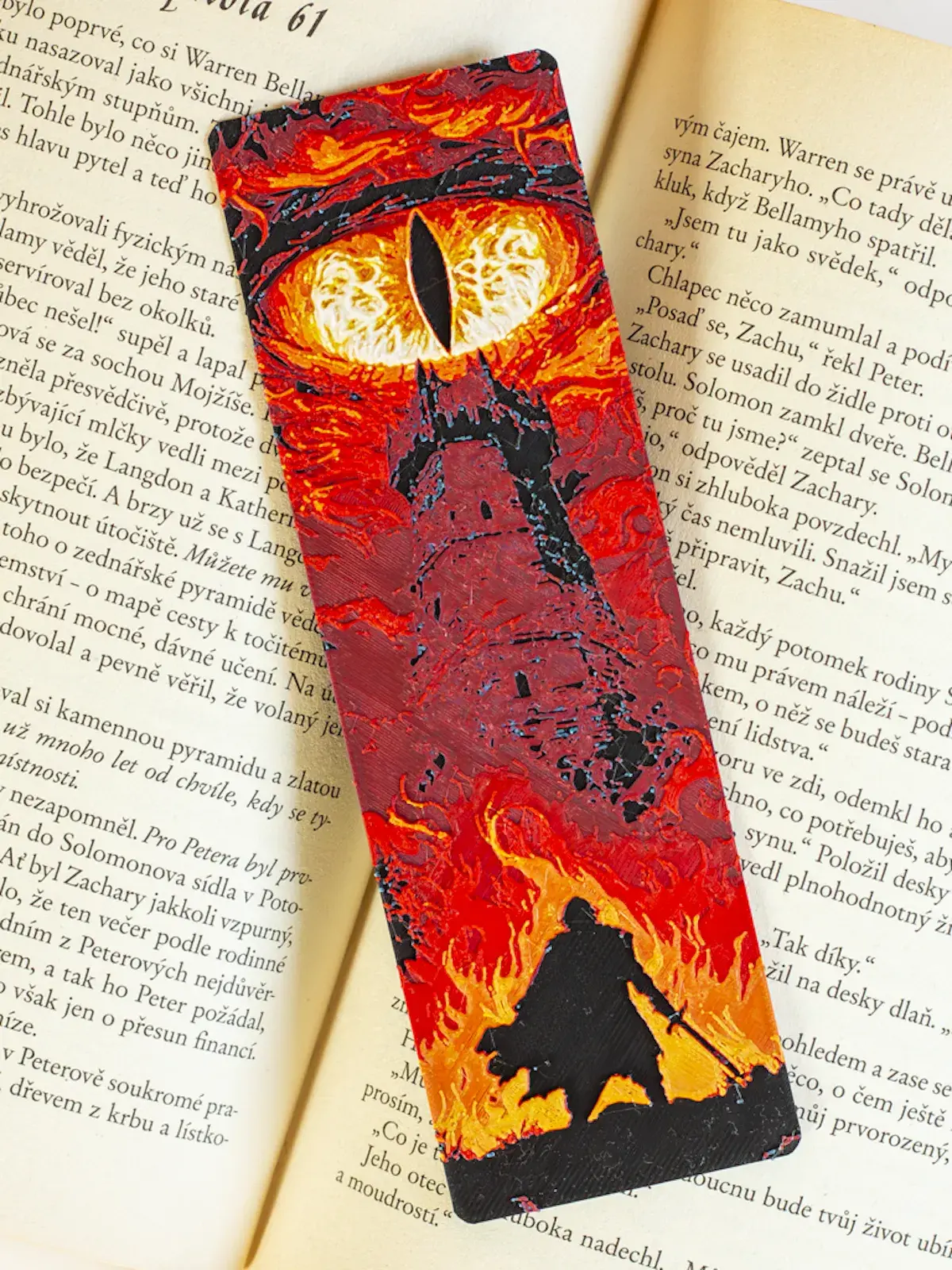 Záložka Oko Saurona – Pán prstenů